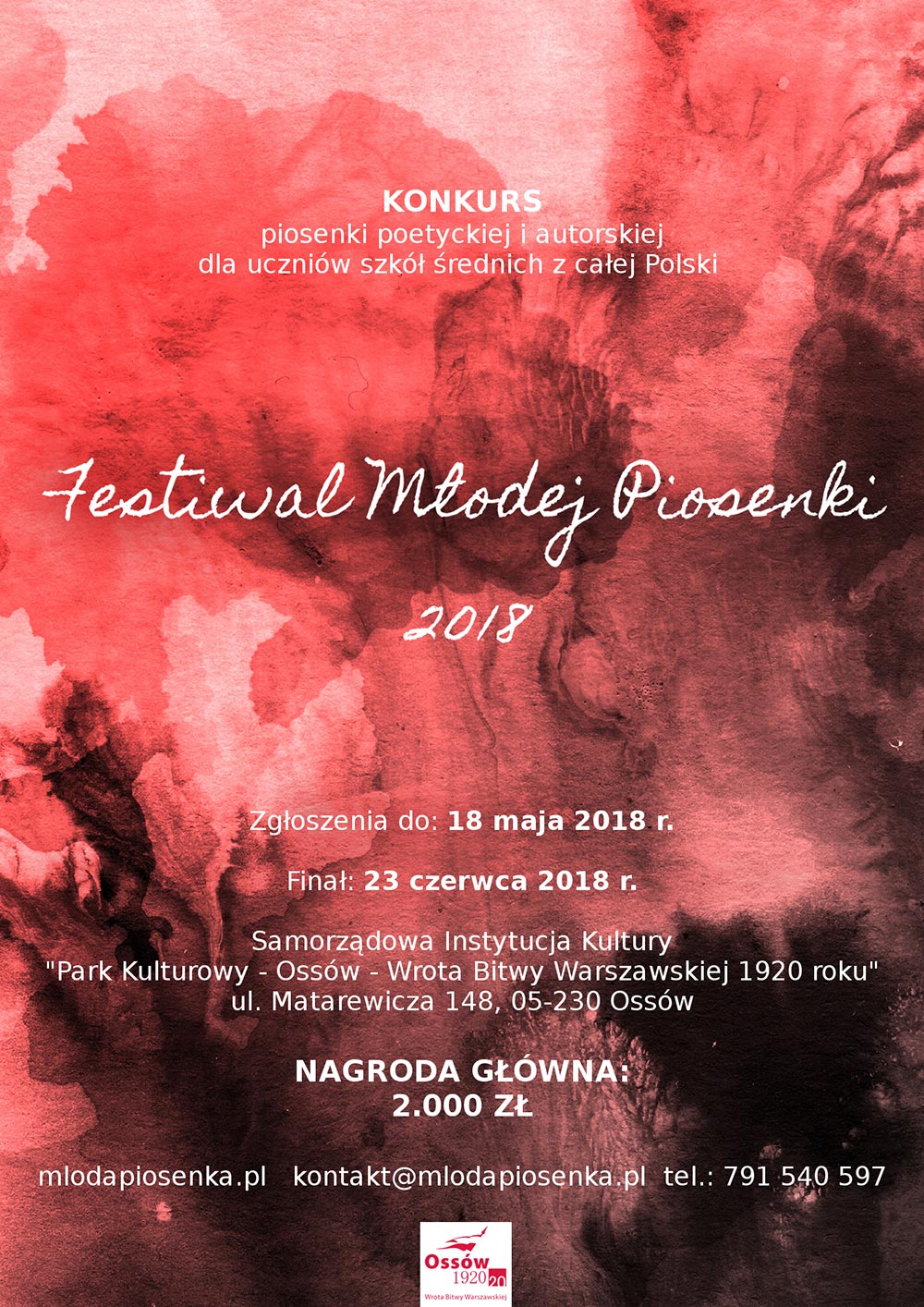 Festiwal Młodej Piosenki 2018 plakat